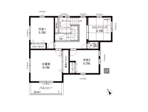 コーディネートパターンNo.04 参考間取り2階