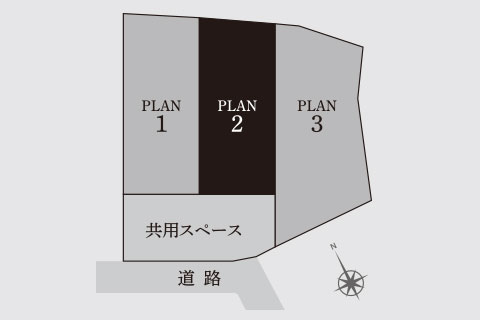 ブロッサムガーデン九大学研都市北 区画図