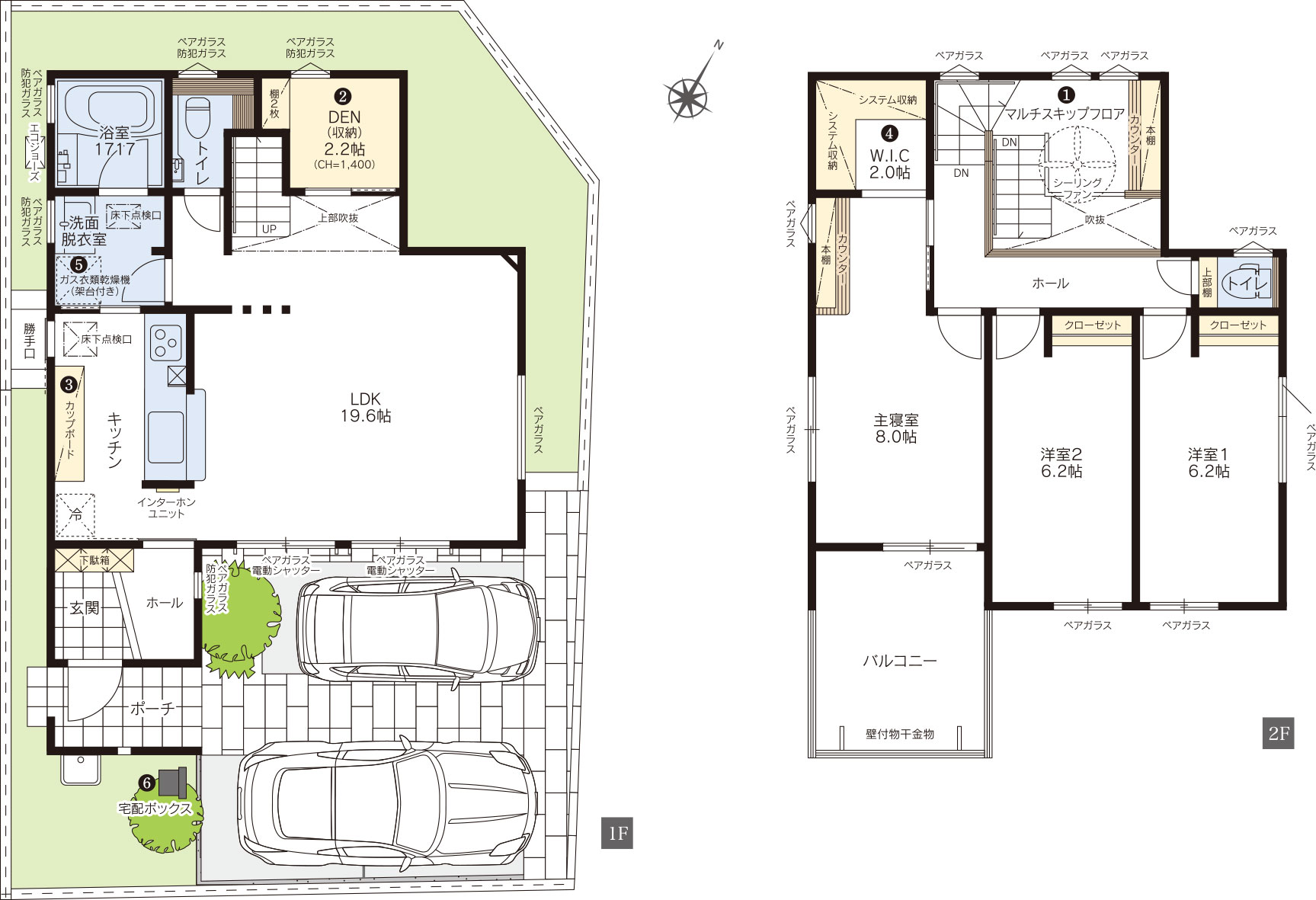 ヴェルコート若久6丁目Ⅳ 間取り図